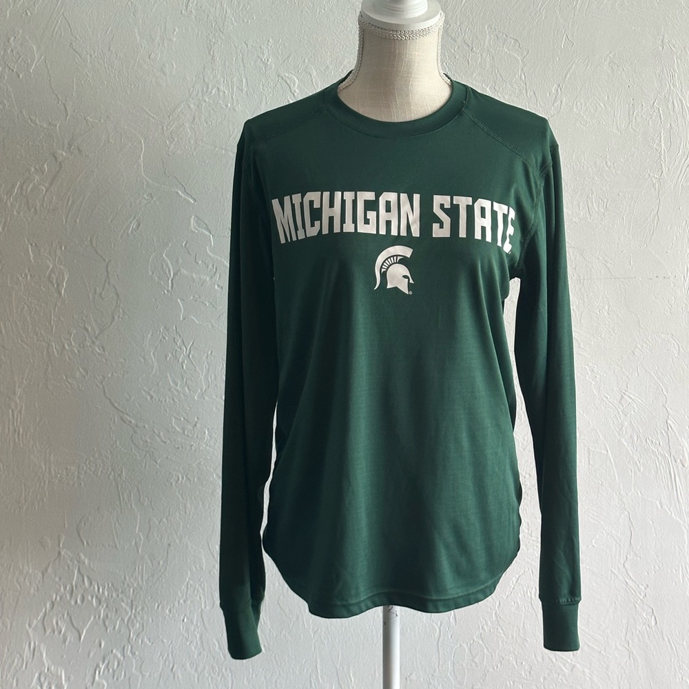 Michigan state drift long sleeve college shirt size small